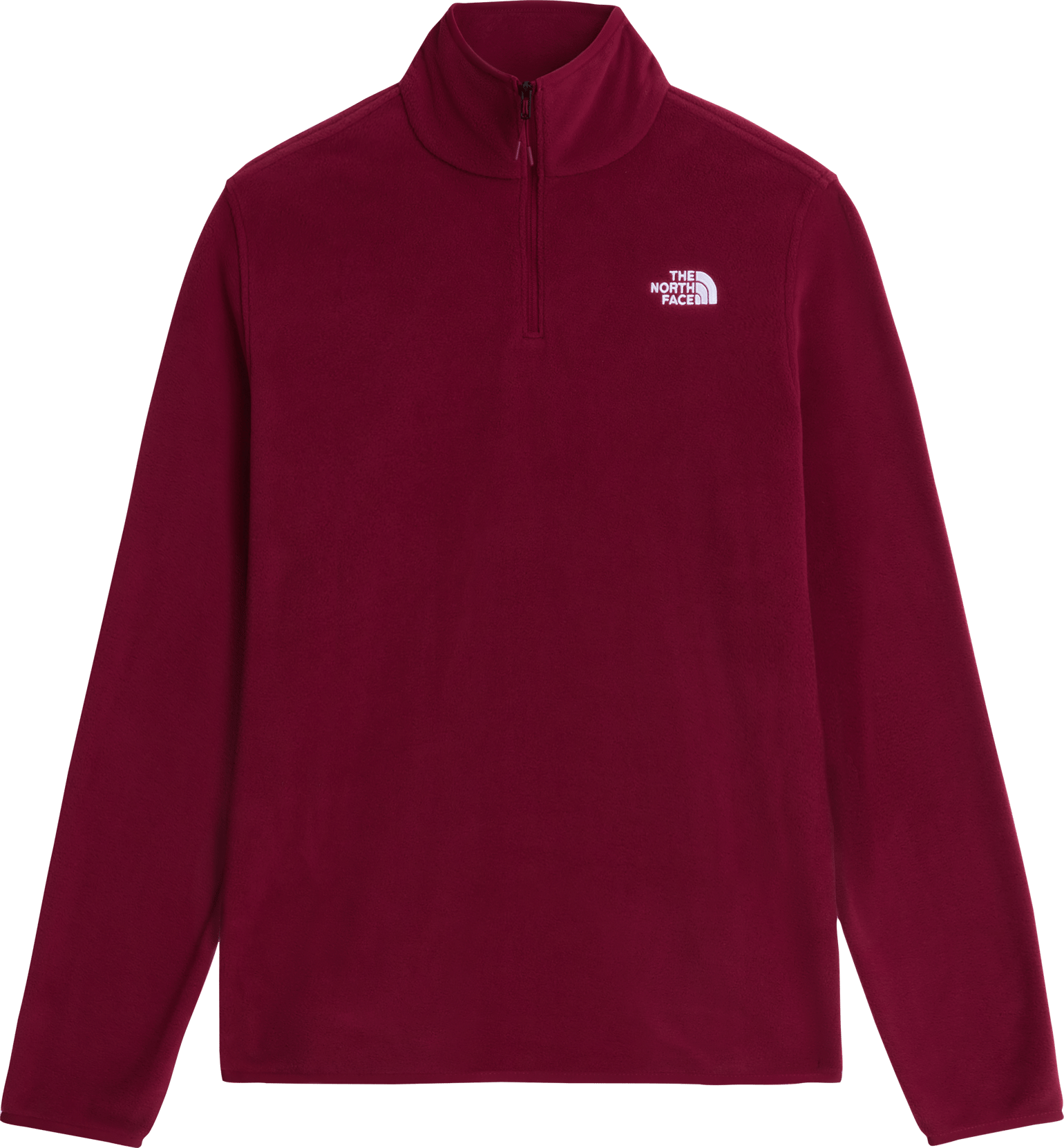 The North Face Women's Glacier Fleece 1/4 Zip Jacket Burgundy Crush
