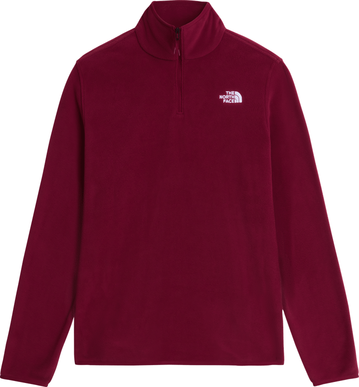 The North Face Women's Glacier Fleece 1/4 Zip Jacket Burgundy Crush The North Face
