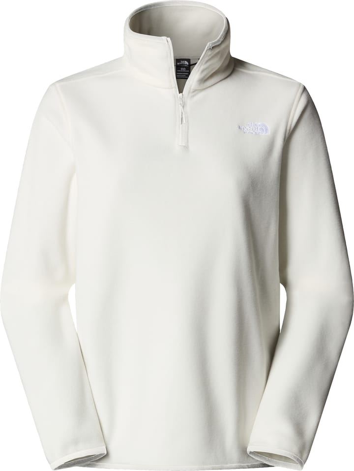 The North Face Women's Glacier Fleece 1/4 Zip Jacket White Dune The North Face The North Face Women's Glacier Fleece 1/4 Zip Jacket White Dune The North Face
