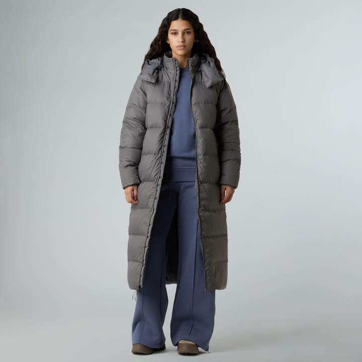The North Face Women's Hydrenalite City Long Down Hooded Parka Smoked Pearl The North Face