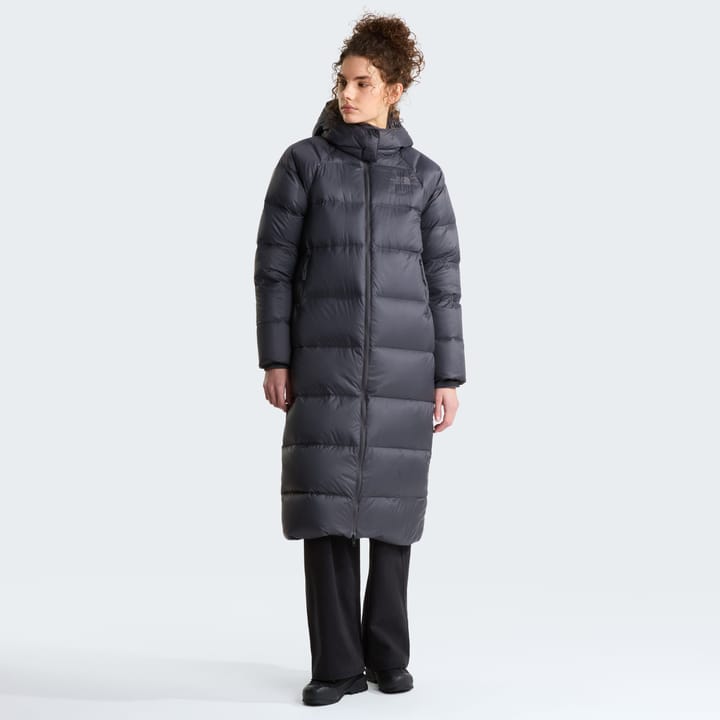The North Face Women's Hydrenalite City Long Down Hooded Parka Anthracite Grey The North Face
