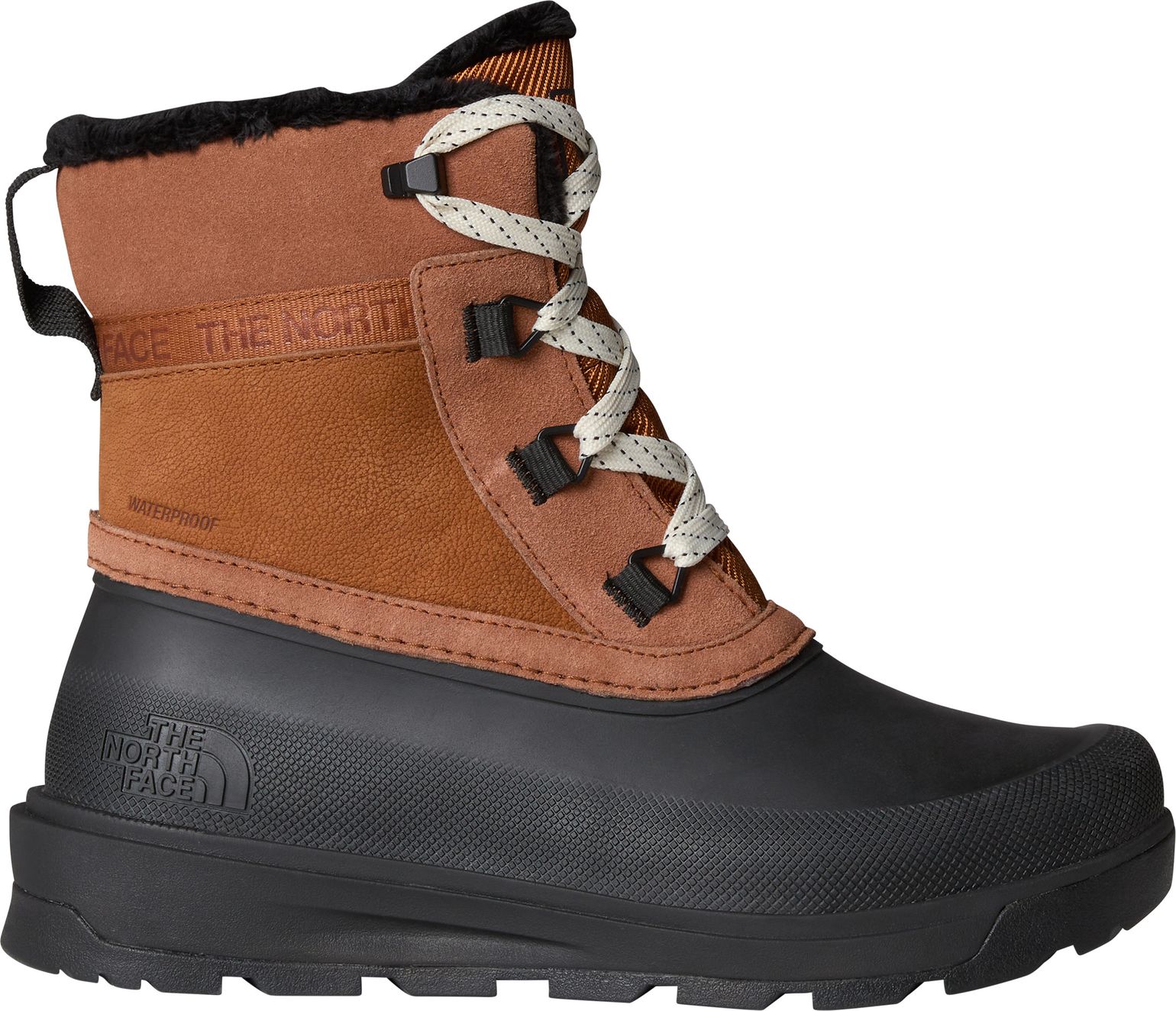 The North Face Women's Shellista V Shorty Waterproof Boots Burnt Umber/TNF Black