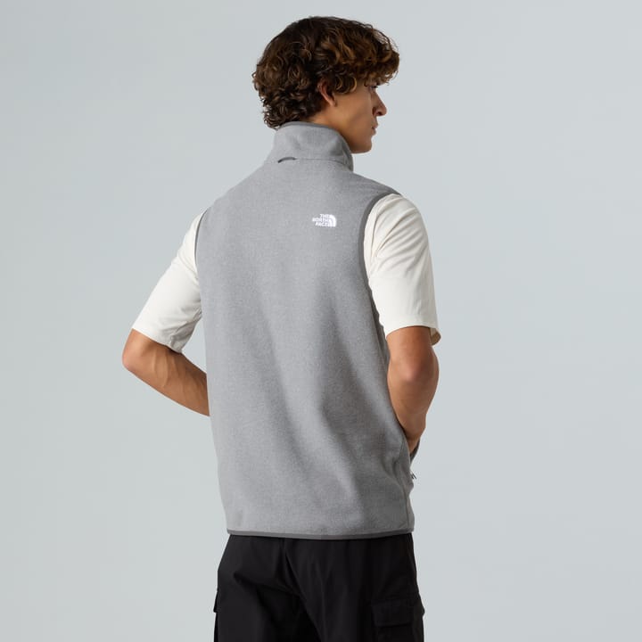 The North Face Men's Glacier Fleece Vest TNF Mid Grey Heather The North Face