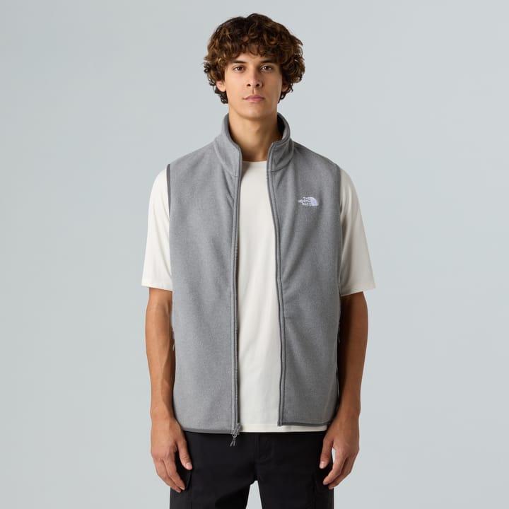 The North Face Men's Glacier Fleece Vest TNF Mid Grey Heather The North Face