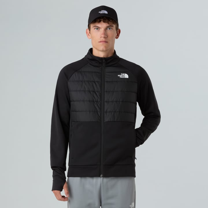 The North Face Men's Reaxion 2.0 Hybrid Full Zip Jacket TNF Black Heather The North Face