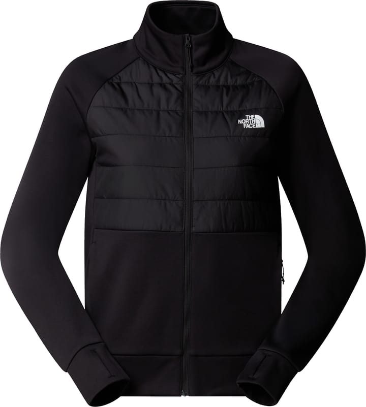 The North Face Women's Reaxion 2.0 Hybrid Full Zip Jacket TNF Black Heather The North Face