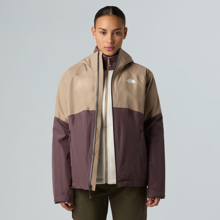 The North Face Women's Diablo Dynamic Zip-In Jacket Mushroom Grey/Tawny Quartz The North Face The North Face Women's Diablo Dynamic Zip-In Jacket Mushroom Grey/Tawny Quartz The North Face