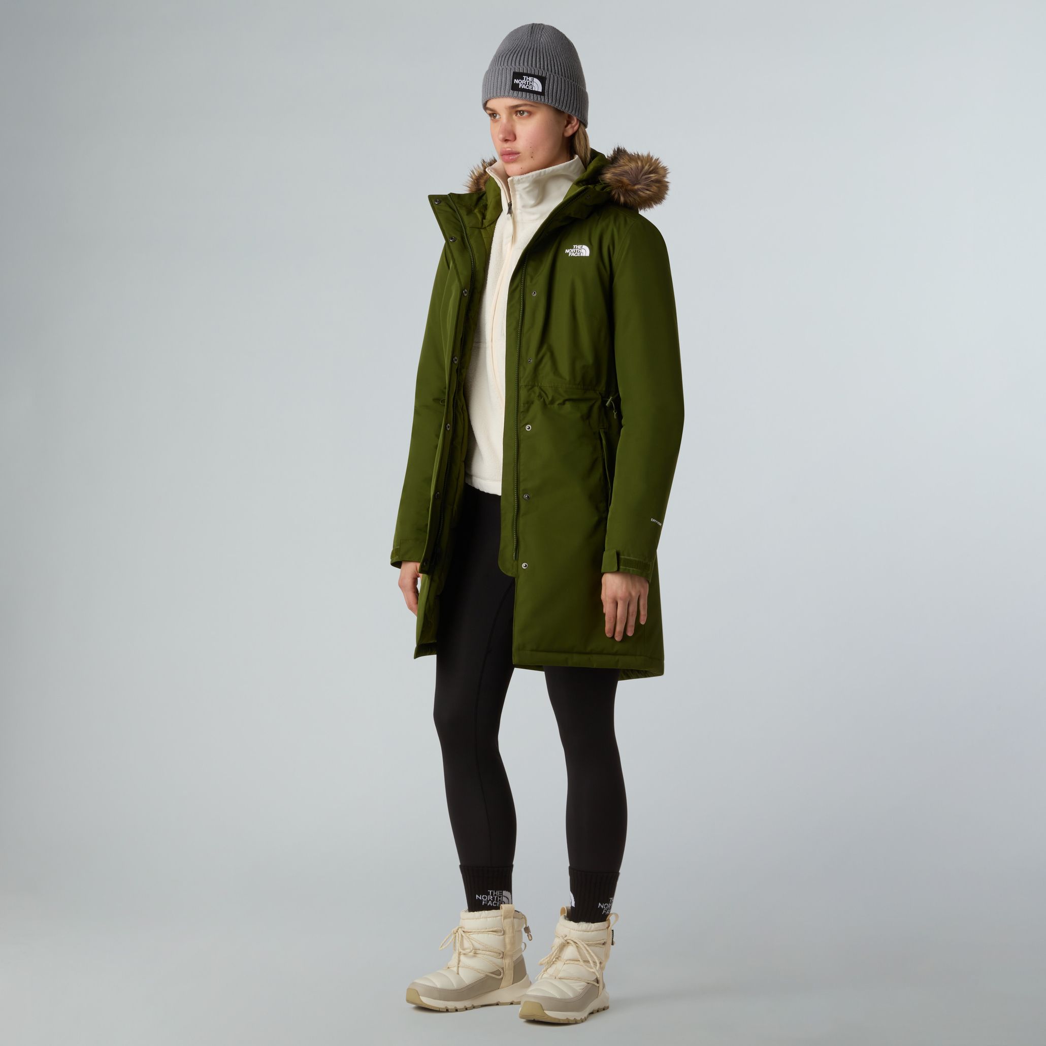 The North Face Women's Zaneck Parka Woodland Green | Buy The North