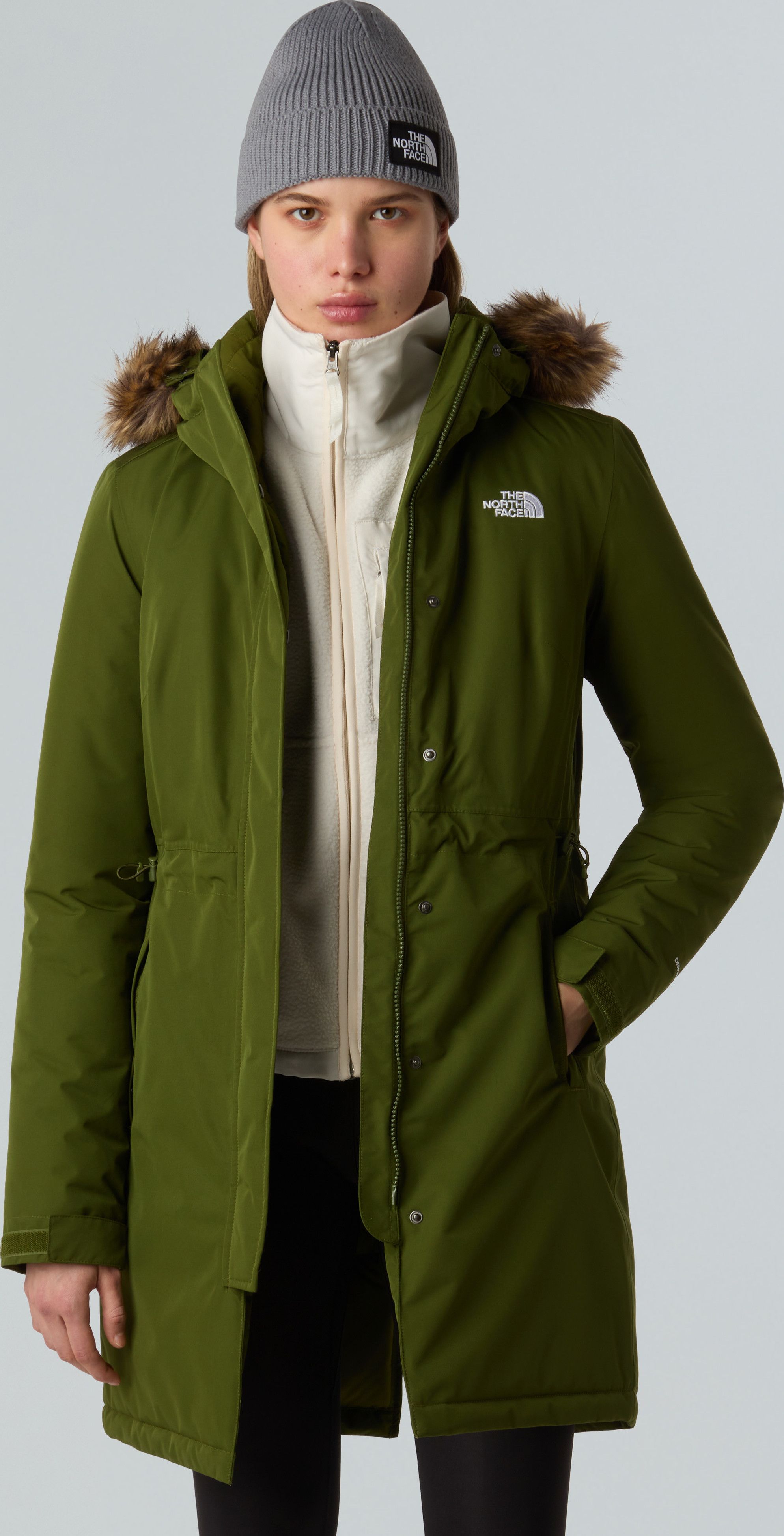 The North Face Women's Zaneck Parka Woodland Green | Buy The North