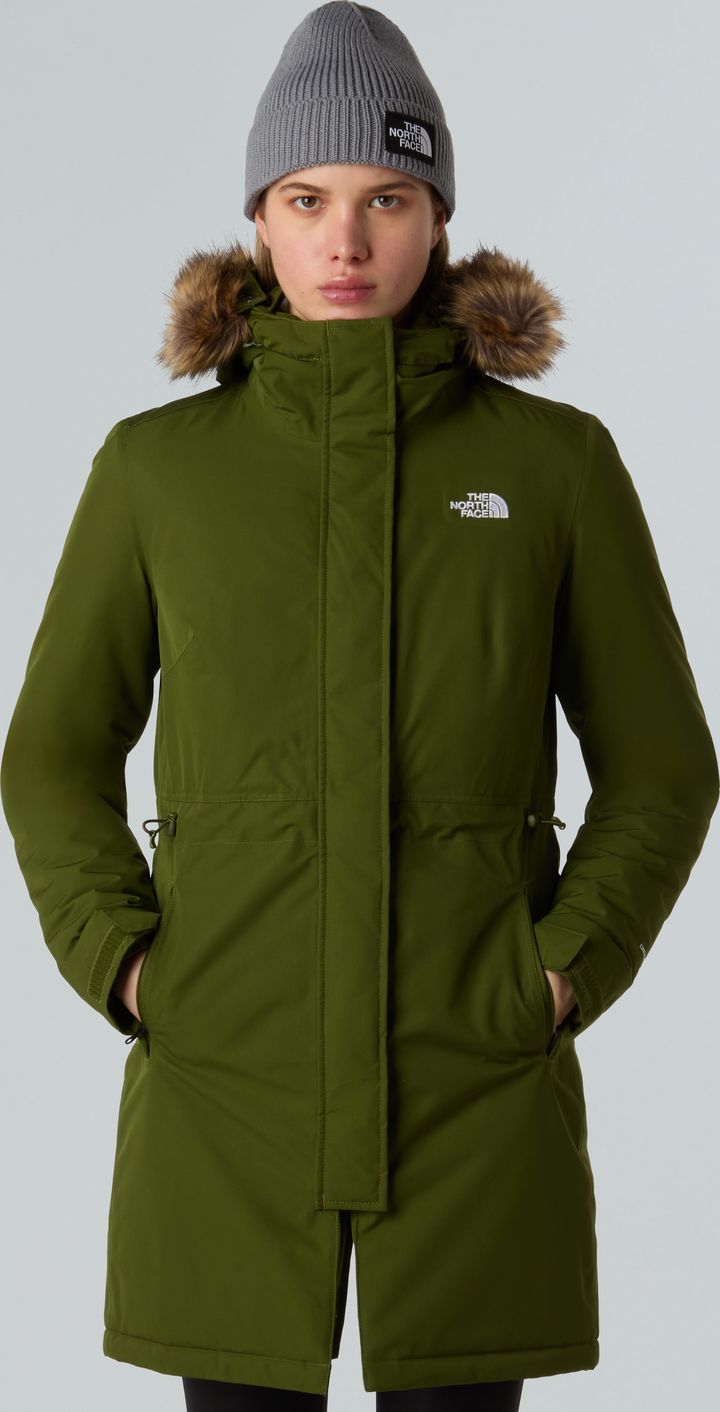 The North Face Women's Zaneck Parka Woodland Green The North Face