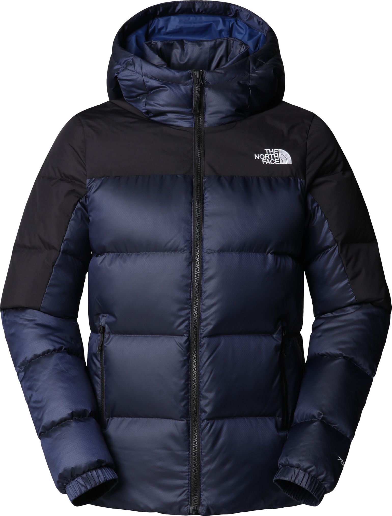 The North Face Women's Diablo Down 2.0 Hooded Jacket Estate Blue Black Heather