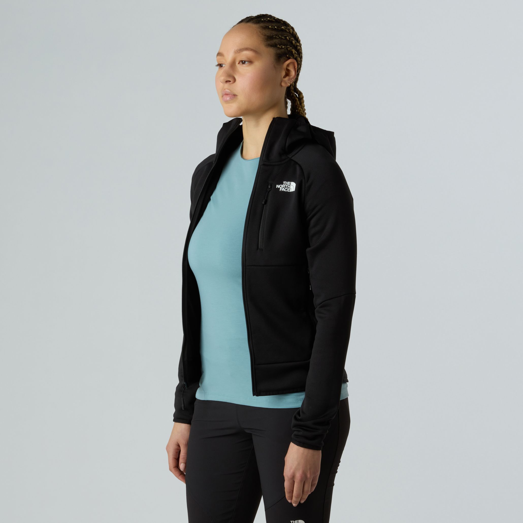 The North Face Women's Meteora Full Zip Fleece TNF Black