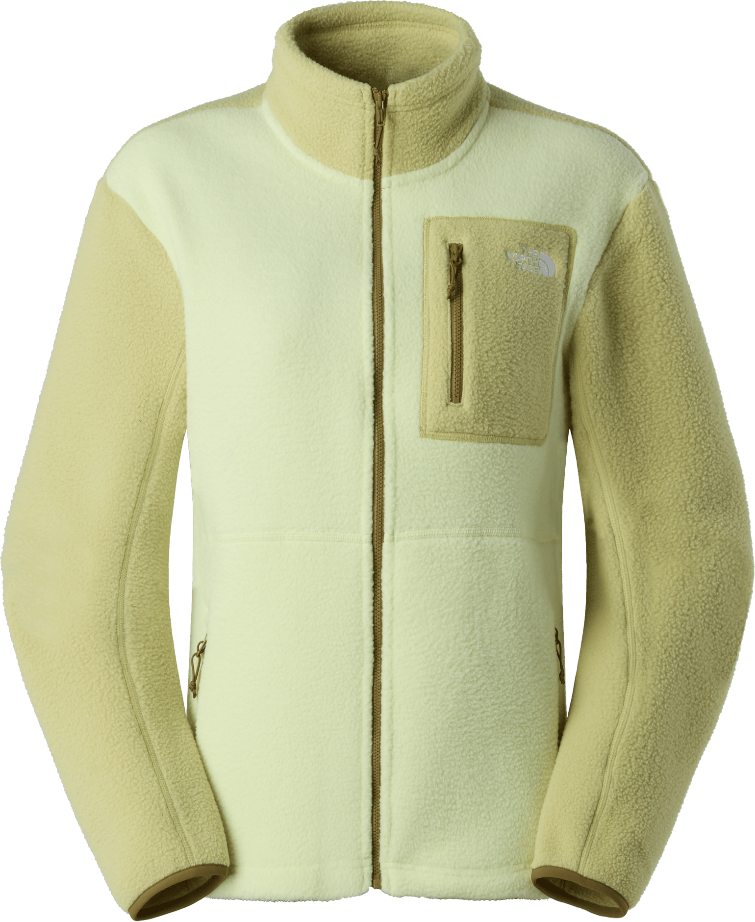 The North Face Women's Yumiori Full Zip Fleece Jacket Lemon Mist/Pear/Cedar