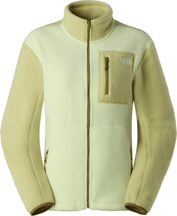 The North Face Women's Yumiori Full Zip Fleece Jacket Lemon Mist/Pear/Cedar The North Face