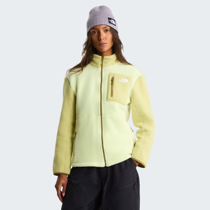 The North Face Women's Yumiori Full Zip Fleece Jacket Lemon Mist/Pear/Cedar The North Face