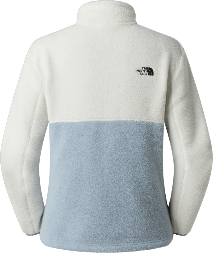 The North Face Women's Yumiori Full Zip Fleece Jacket Frost Grey/White Dune/Frost Grey The North Face