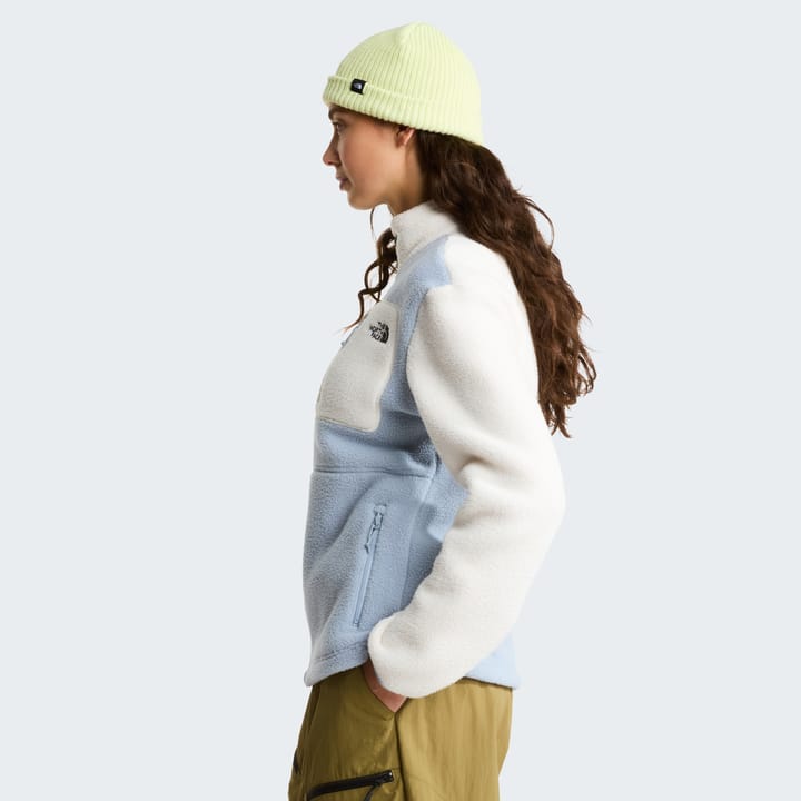 The North Face Women's Yumiori Full Zip Fleece Jacket Frost Grey/White Dune/Frost Grey The North Face