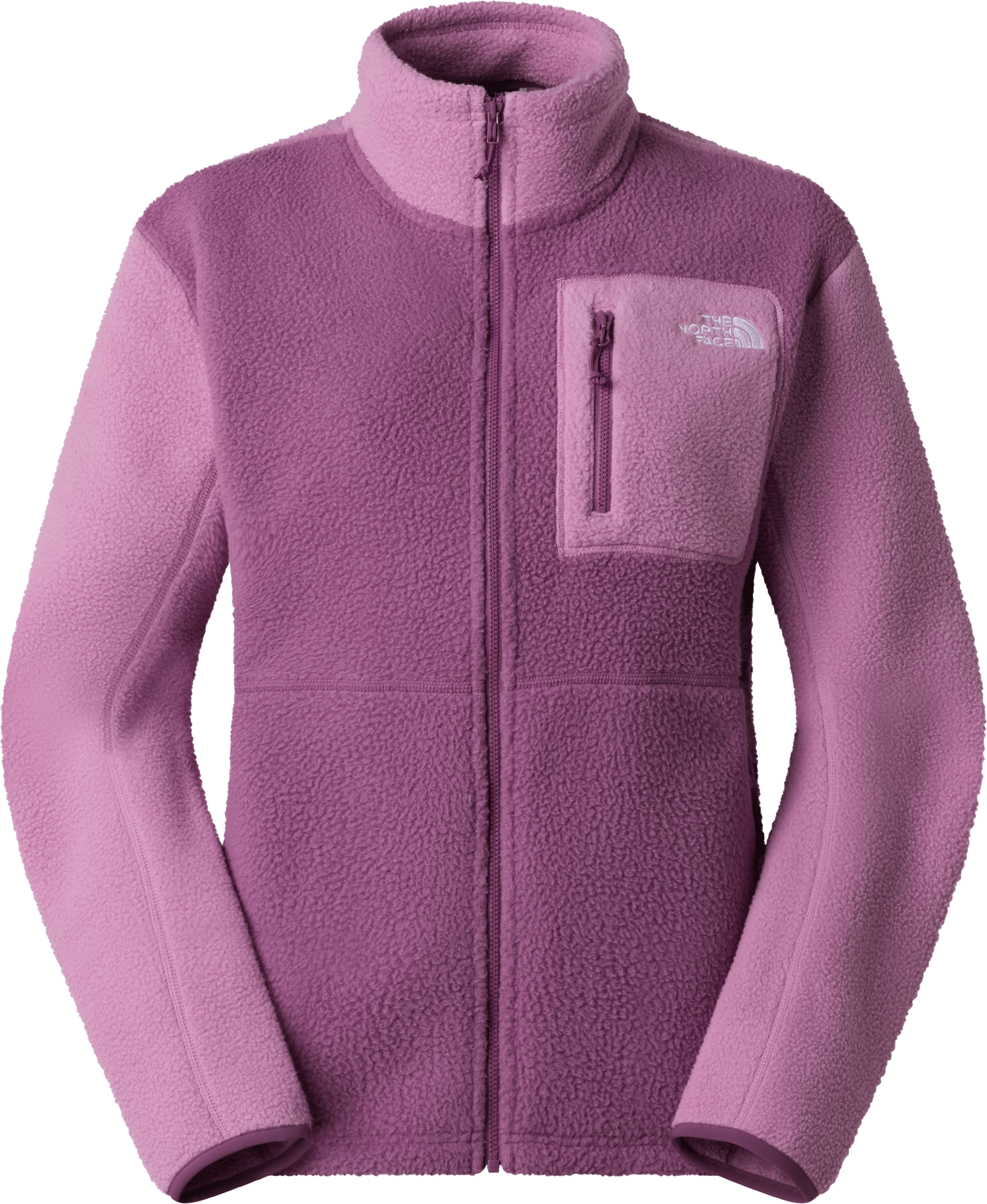 The North Face Women's Yumiori Full Zip Fleece Jacket Chroma Purple/Hushed Lavender/Chroma Purple