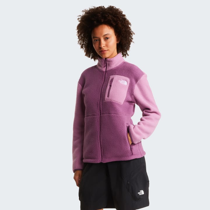 The North Face Women's Yumiori Full Zip Fleece Jacket Chroma Purple/Hushed Lavender/Chroma Purple The North Face