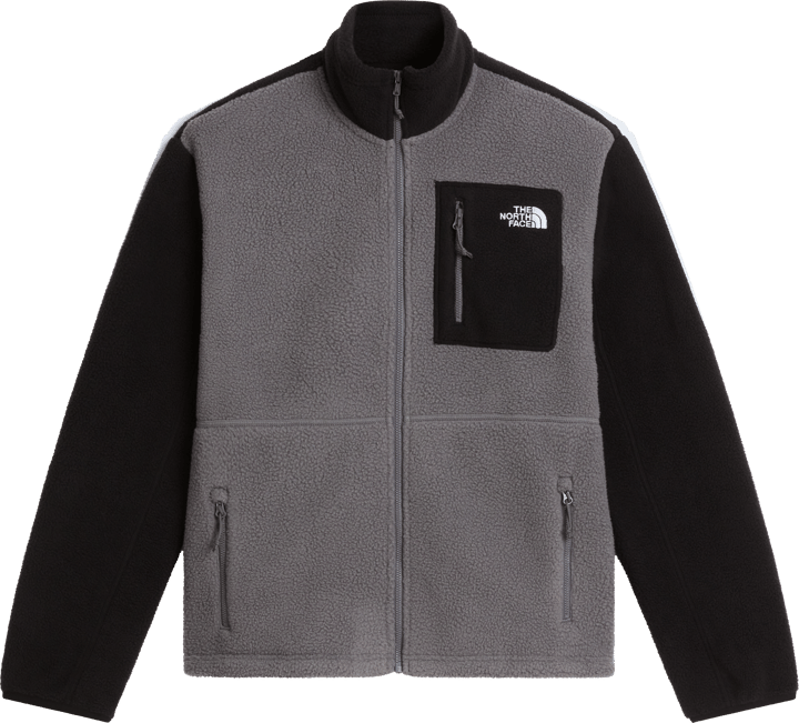 The North Face Women's Yumiori Full Zip Fleece Jacket Smoked Pearl/TNF Black The North Face