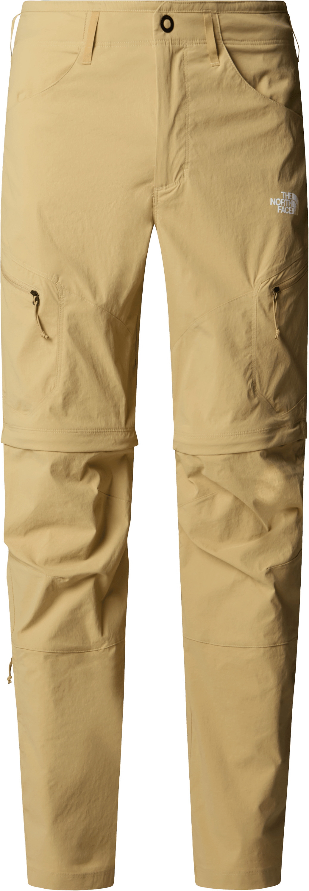 The North Face Men's Exploration Convertible Regular Tapered Pants Khaki Stone