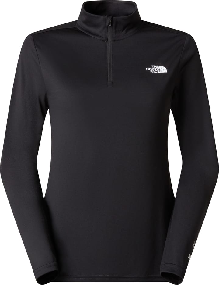 The North Face Women's Flex 1/4 Zip Long Sleeve Top TNF Black The North Face