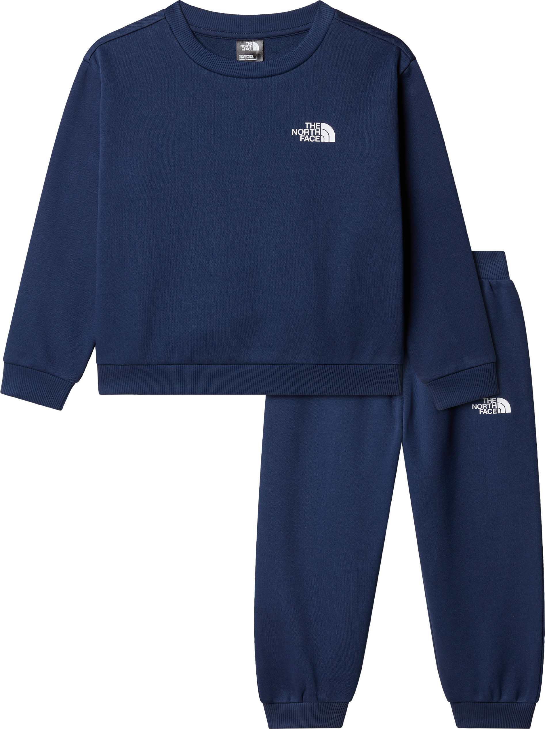 The North Face Kids' Simple Dome Fleece Set Summit Navy Långärmade vardagströjor 6