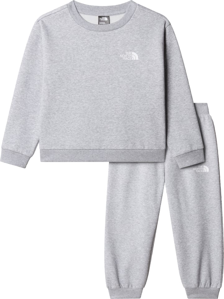 The North Face Kids' Simple Dome Fleece Set TNF Light Grey Heather The North Face