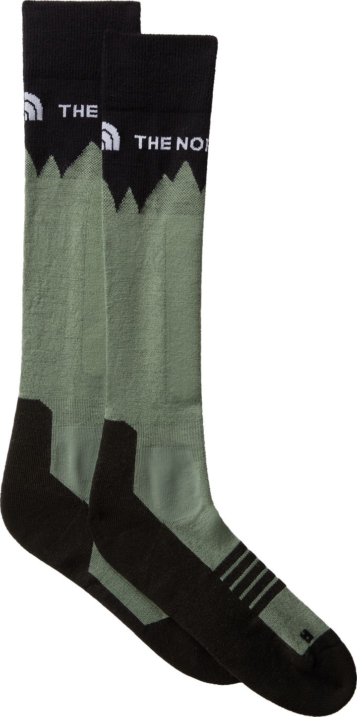 The North Face Mountain Resort Ski Sock Slate Moss/tnf Black The North Face