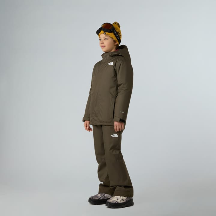 The North Face Teens' Snowquest Jacket New Taupe Green The North Face
