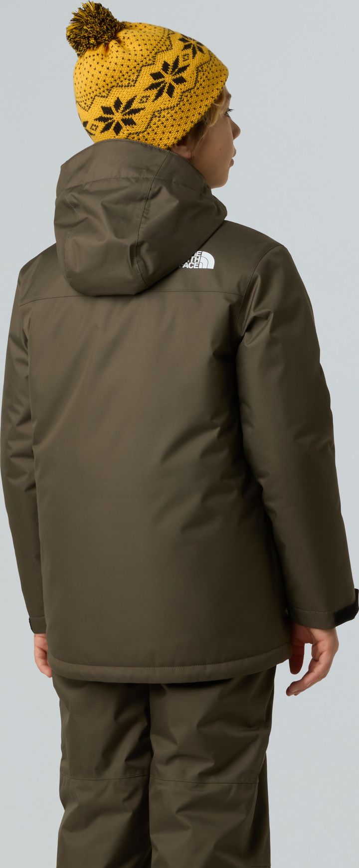 The North Face Teens' Snowquest Jacket New Taupe Green The North Face The North Face Teens' Snowquest Jacket New Taupe Green The North Face