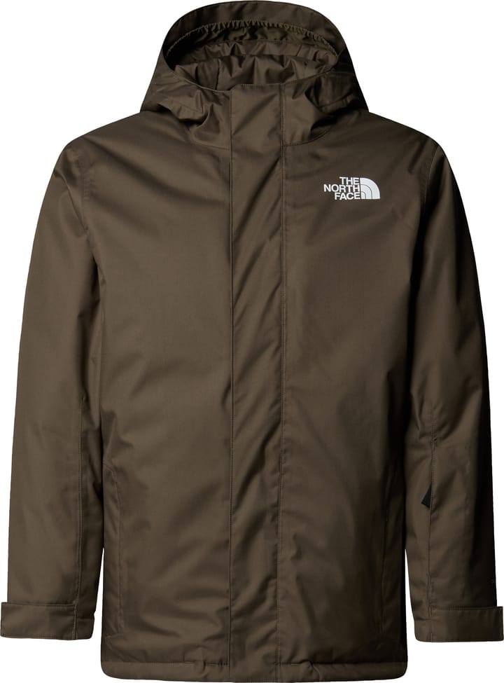 The North Face Teens' Snowquest Jacket New Taupe Green The North Face The North Face Teens' Snowquest Jacket New Taupe Green The North Face