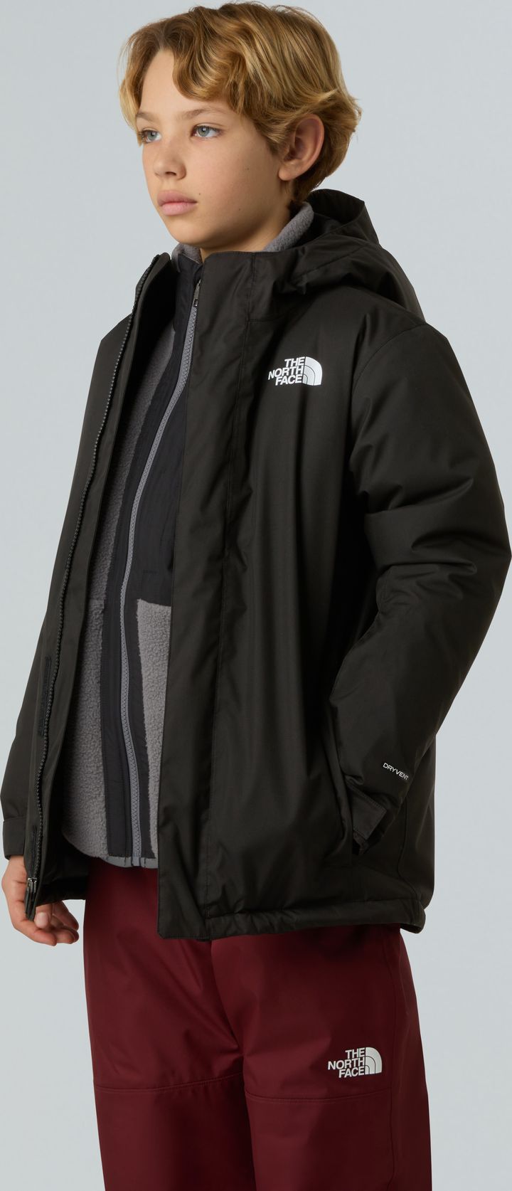 The North Face Teens' Snowquest Jacket TNF Black The North Face