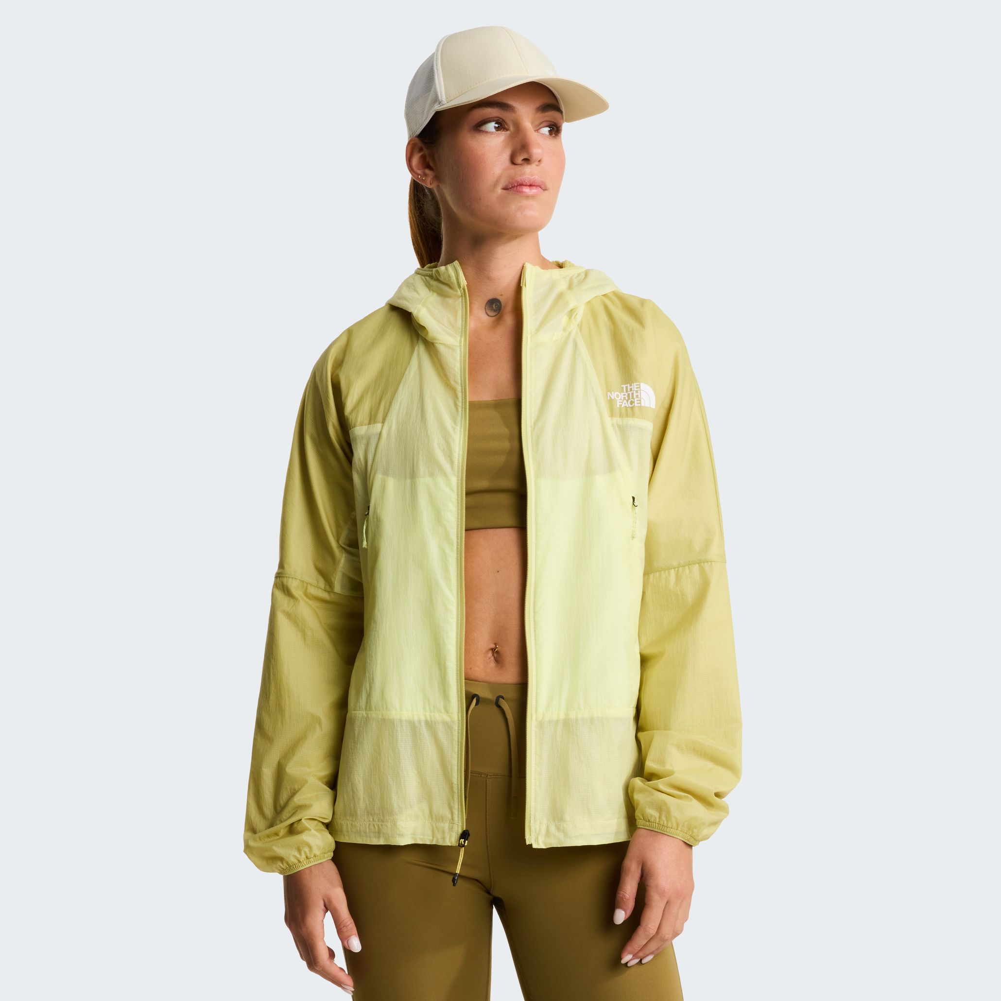 CHIHIRO！THE NORTH FACE The North Face Women's Ridgelite FUTUREFLEECE Wind Jacket Lemon