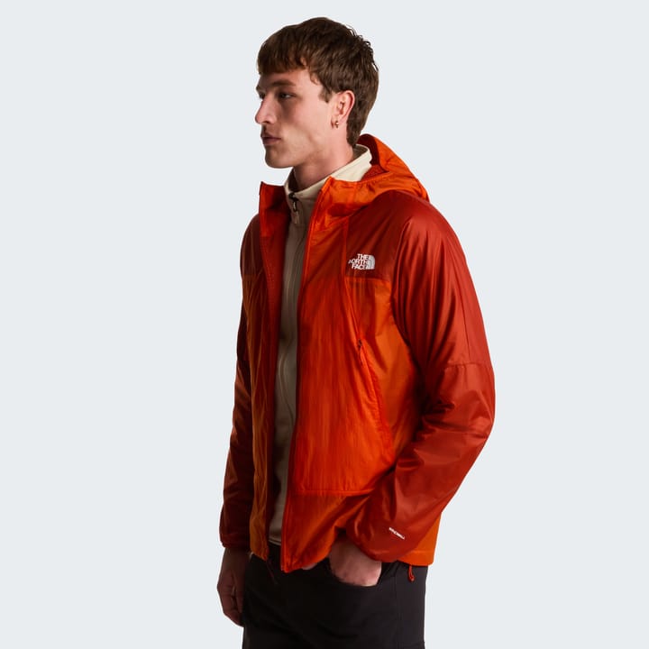 The North Face Men's Ridgelite FUTUREFLEECE Wind Jacket Lava Red/Iron Clay The North Face