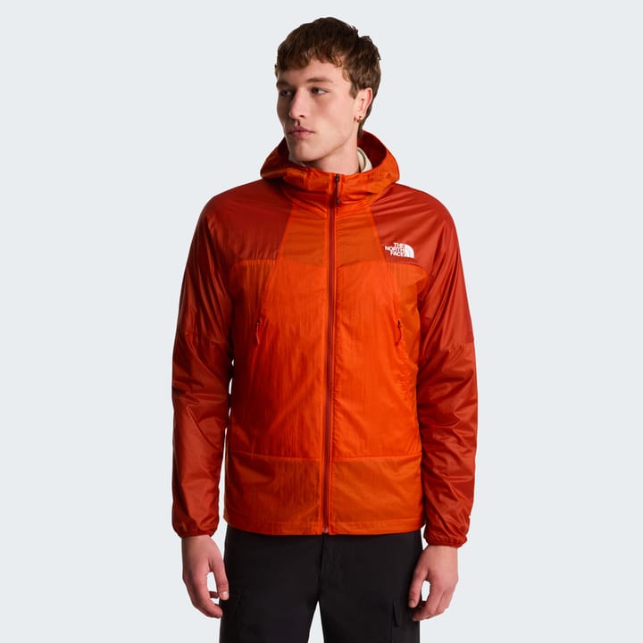 The North Face Men's Ridgelite FUTUREFLEECE Wind Jacket Lava Red/Iron Clay The North Face
