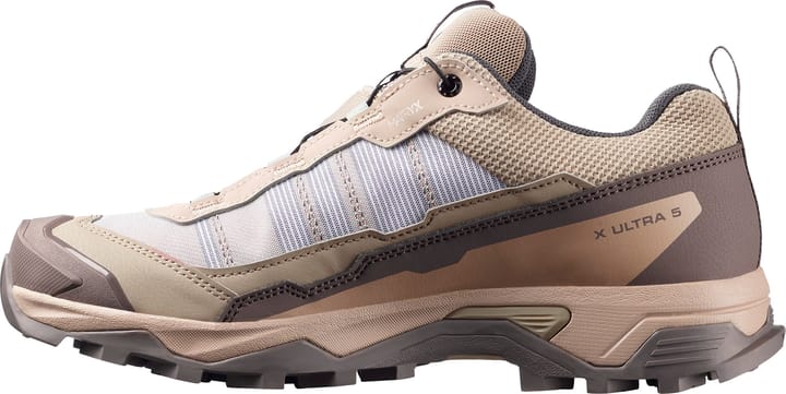 Salomon Women's X Ultra 5 GORE-TEX Desert Tan / White Pepper / Green Milieu Salomon