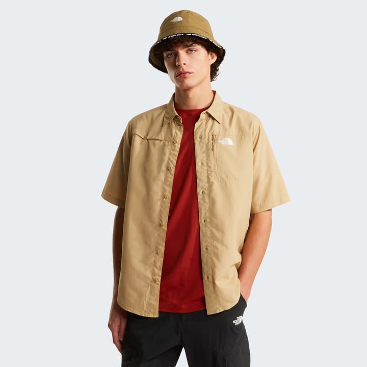 The North Face Men's Sequoia Short Sleeve Shirt Khaki Stone The North Face