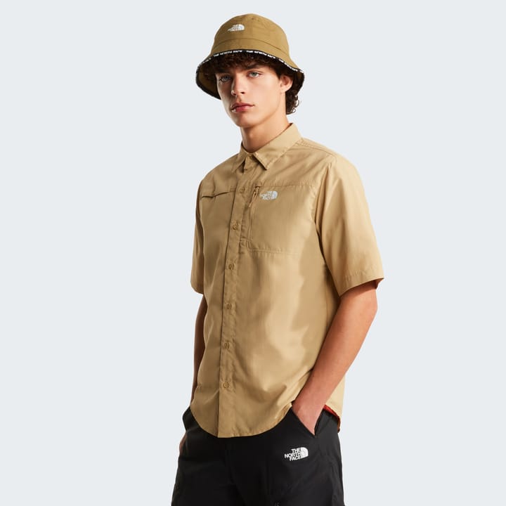 The North Face Men's Sequoia Short Sleeve Shirt Khaki Stone The North Face