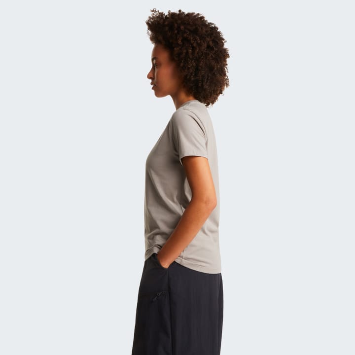 The North Face Women's Evolution Simple Dome Slim Short Sleeve T-Shirt Stone Slab The North Face