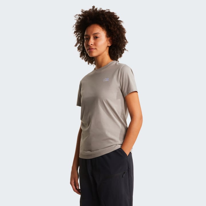 The North Face Women's Evolution Simple Dome Slim Short Sleeve T-Shirt Stone Slab The North Face
