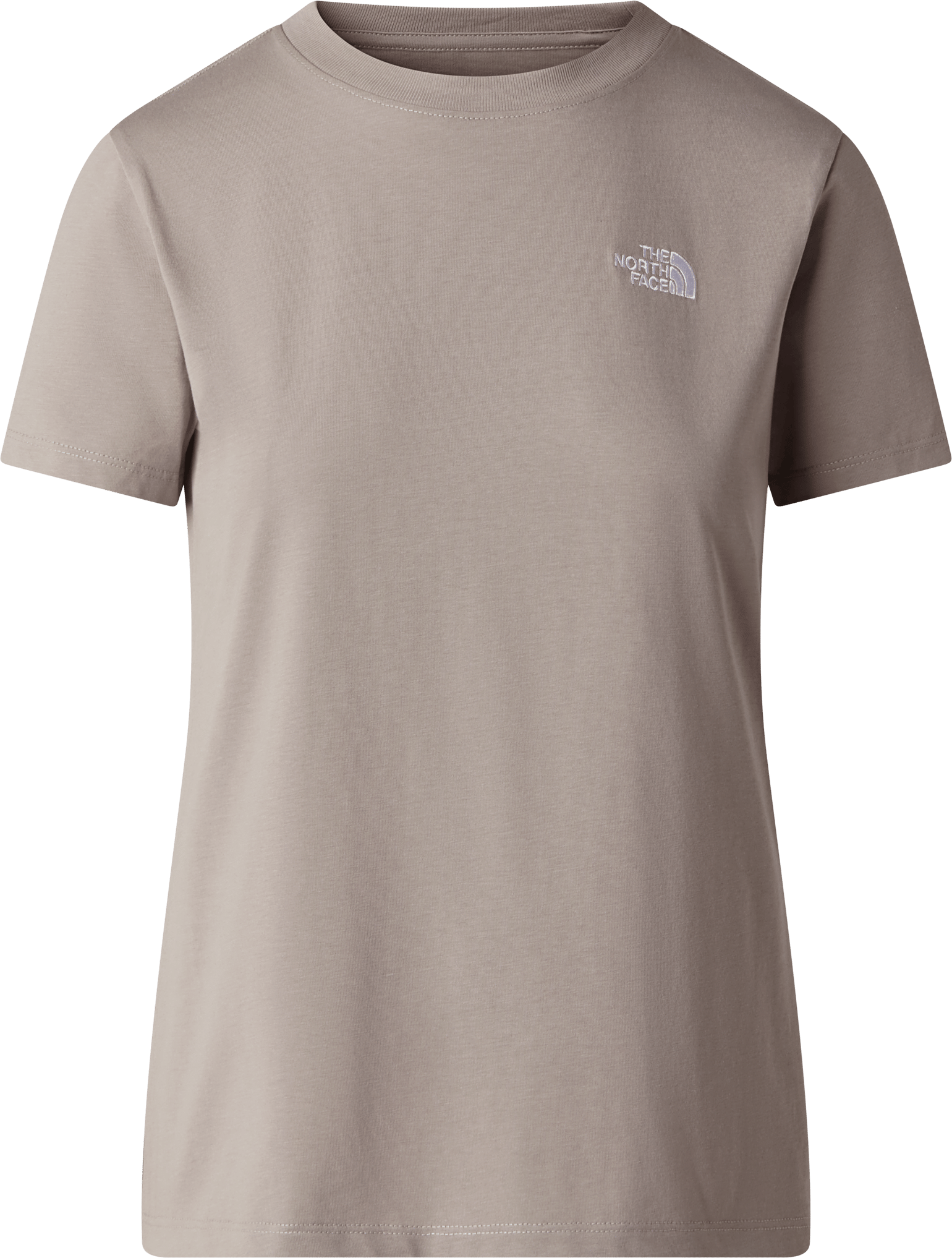 The North Face Women's Evolution Simple Dome Slim Short Sleeve T-Shirt Stone Slab