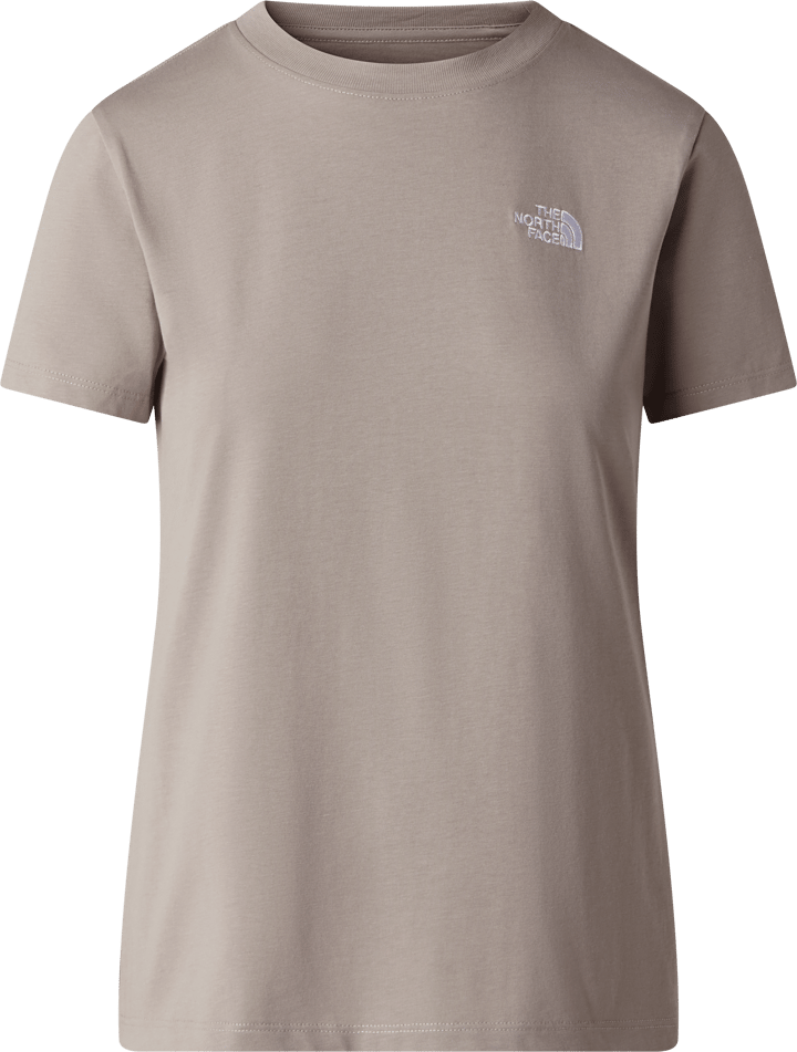 The North Face Women's Evolution Simple Dome Slim Short Sleeve T-Shirt Stone Slab The North Face