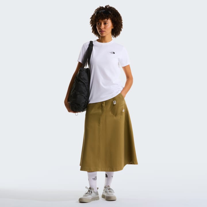 The North Face Women's Evolution Simple Dome Slim Short Sleeve T-Shirt TNF White The North Face