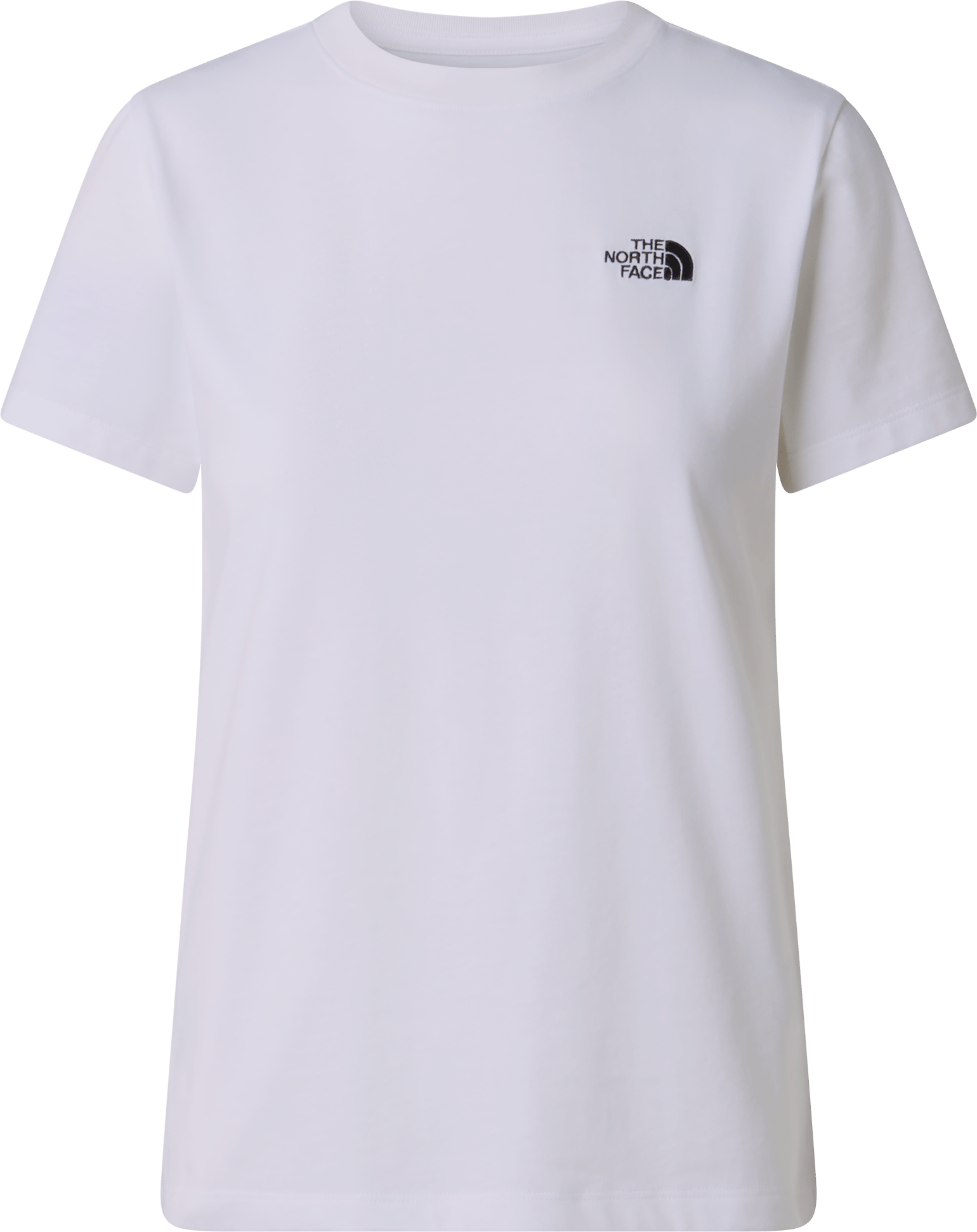The North Face Women's Evolution Simple Dome Slim Short Sleeve T-Shirt TNF White