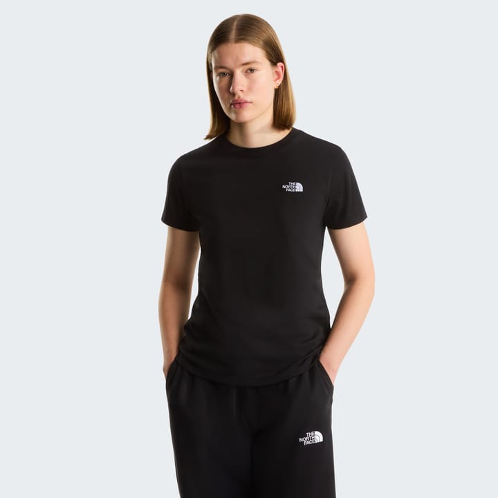 The North Face Women's Evolution Simple Dome Slim Short Sleeve T-Shirt TNF Black The North Face