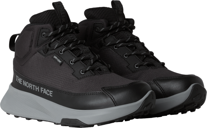 The North Face Teens' Fastpack II Mid Waterproof TNF Black/Concrete The North Face