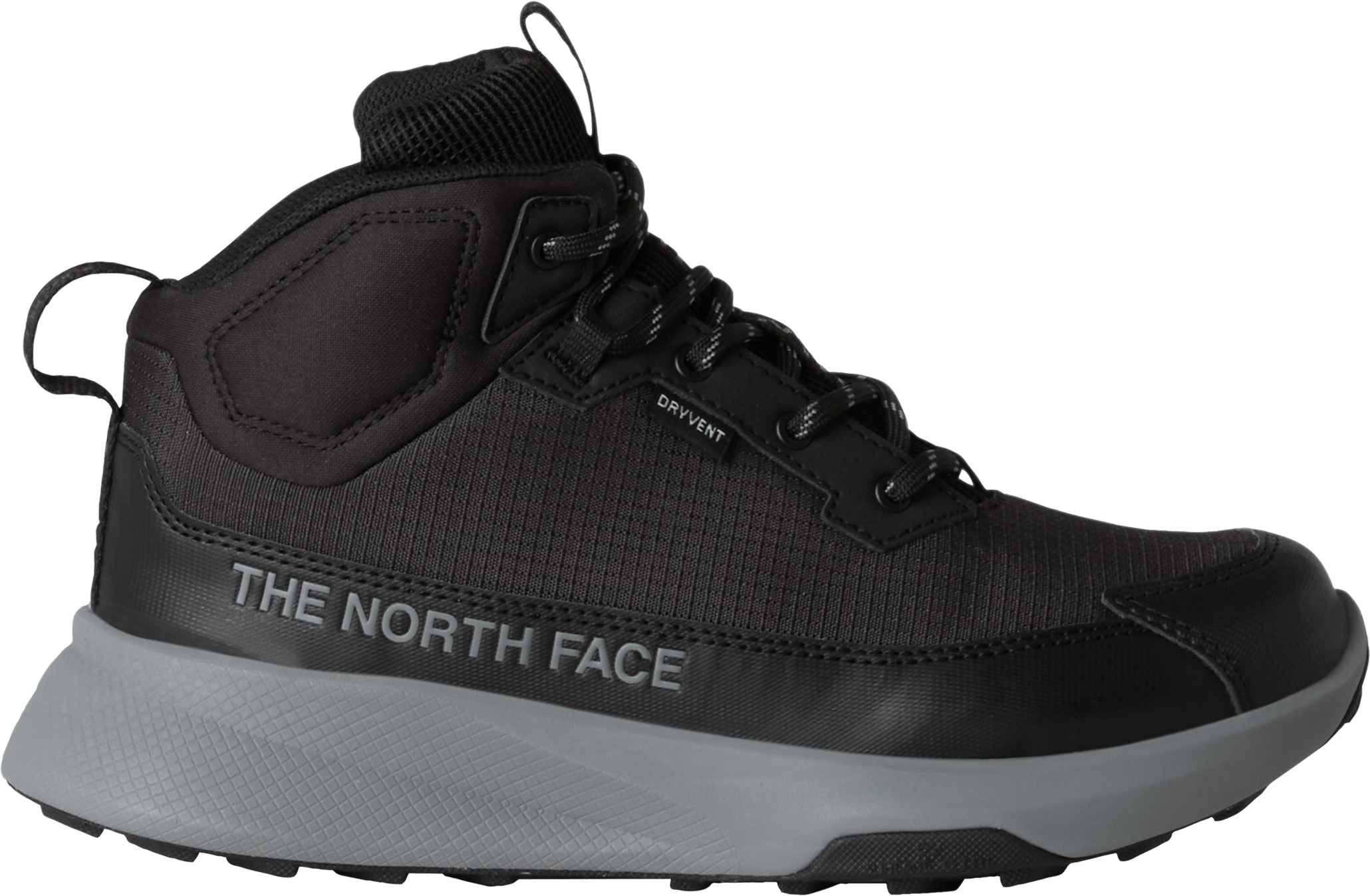 The North Face Teens' Fastpack II Mid Waterproof TNF Black/Concrete