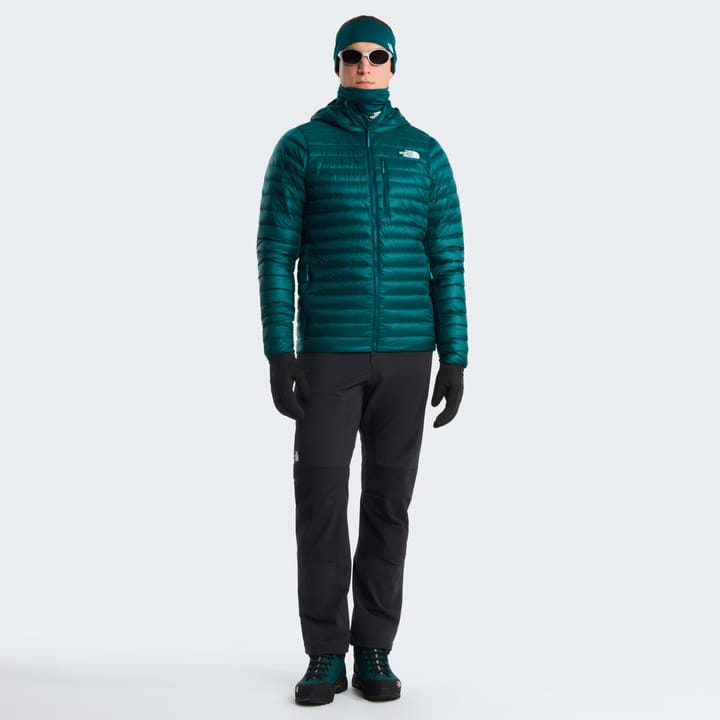The North Face Men's Bettaforca Lightweight Down Hooded Jacket Pacific Teal/Restorativ Teal The North Face
