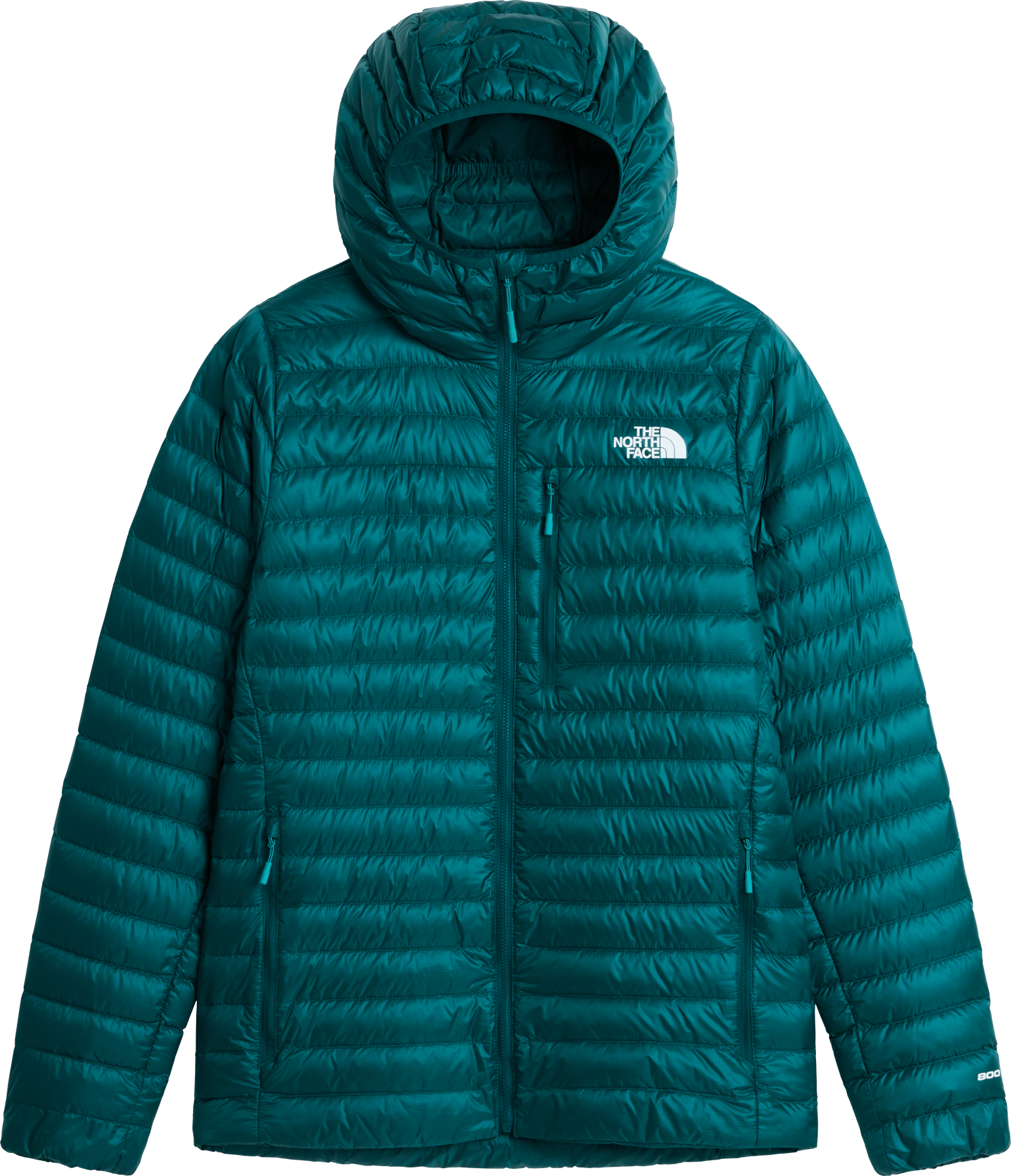 The North Face Men's Bettaforca Lightweight Down Hooded Jacket Pacific Teal/Restorativ Teal